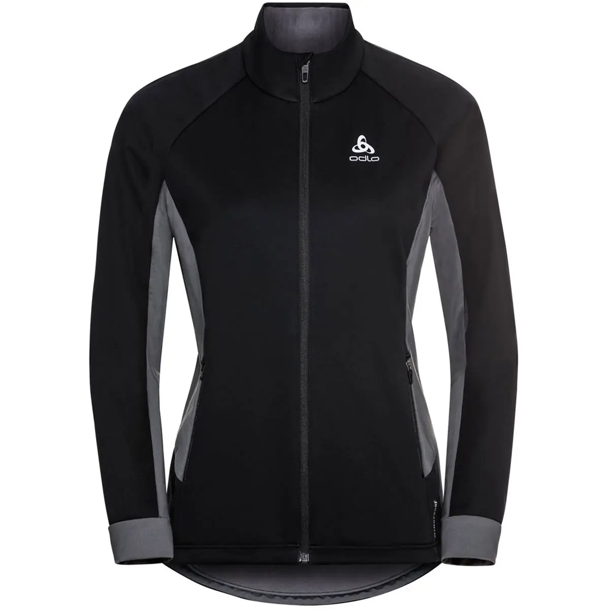 ODLO BRENSHOLMEN JACKET W BLACK-NEW ODLO GRAPHITE GREY 22