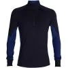 ICEBREAKER MENS 260 ZONE LS HALF ZIP MIDNIGHT NAVY/ROYAL NAVY 23