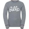 ODLO ACTIVE WARM ORIGINALS ECO KIDS BL TOP CREW NECK L/S ODLO STEEL GREY MELANGE 23