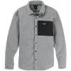 BURTON M HEARTH FLEECE SHIRT GRAY HEATHER 22
