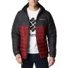 COLUMBIA POWDER LITE HOODED JKT RED JASPER SHARK 22