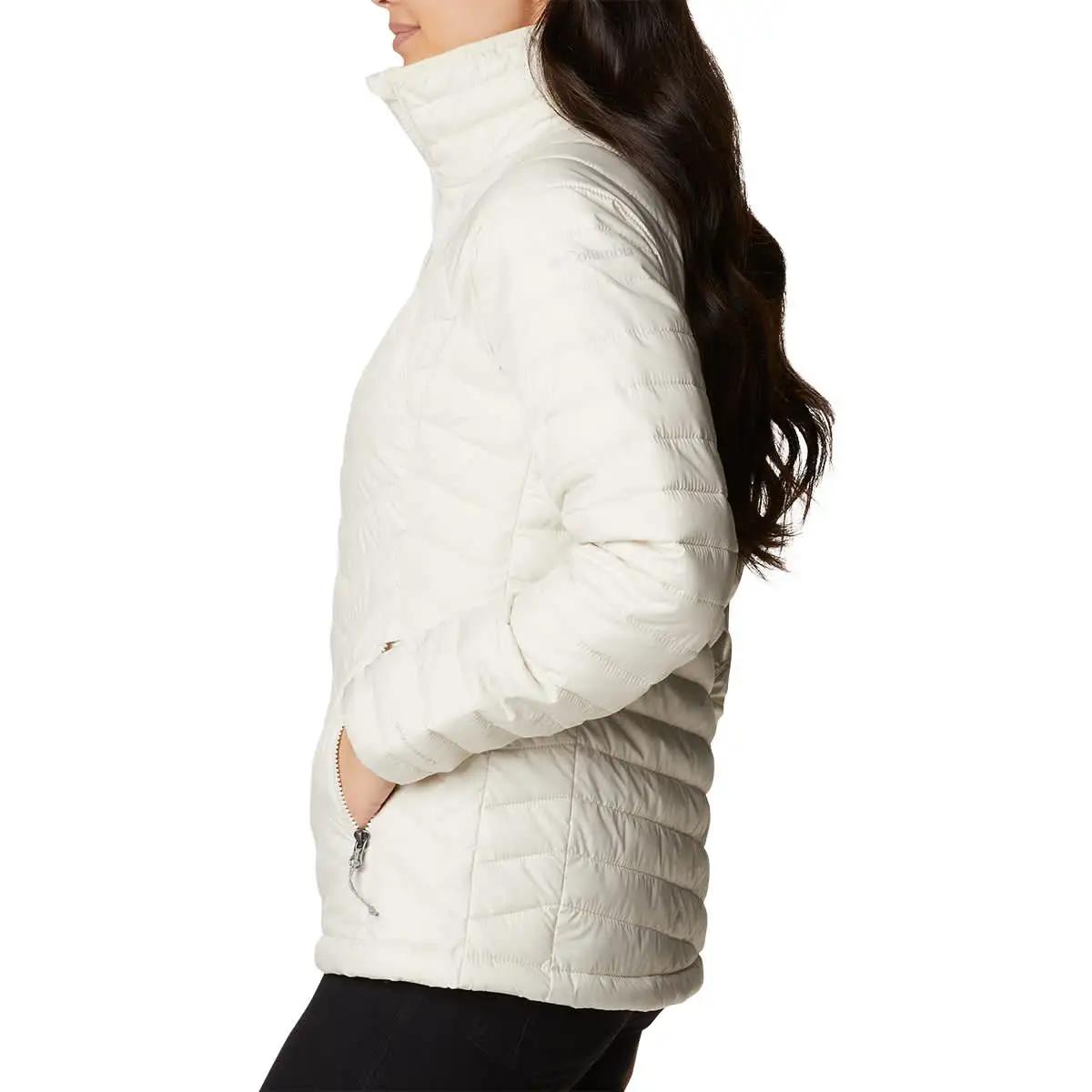 COLUMBIA POWDER LITE JKT W CHALK 23 – Image 6