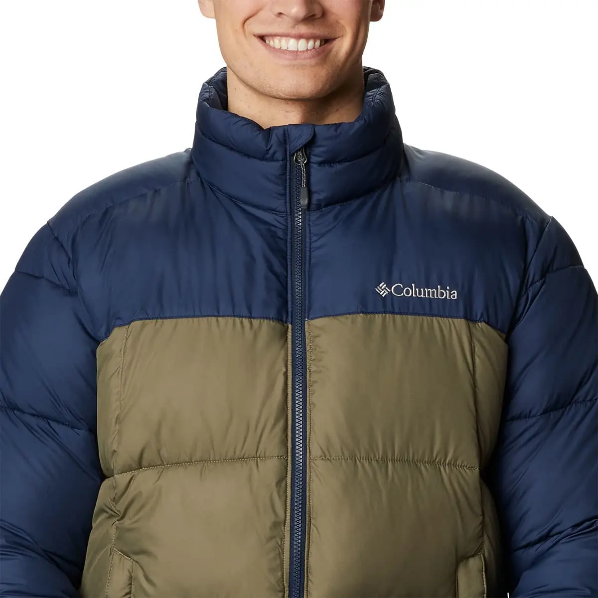 COLUMBIA PIKE LAKE JACKET STONE GREEN COLLEGIATE NAVY 22 – Image 2