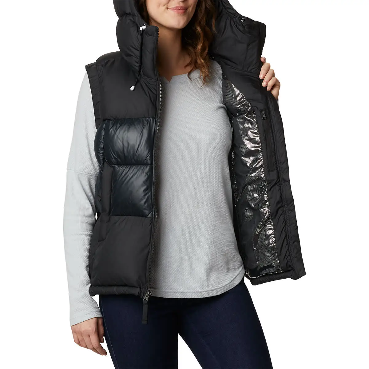 COLUMBIA PIKE LAKE II INSULATED VEST BLACK 23 – Image 2