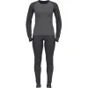 ODLO ACTIVE WARM ECO SPECIAL SET W DARK GREY MELANGE/GREY MELANGE 23