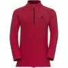 ODLO RIGI KIDS MIDLAYER 1/2 ZIP DEEP CLARET 22