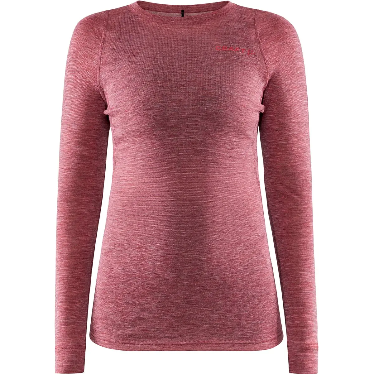 CRAFT CORE WOOL MERINO LS TEE W PINK 23