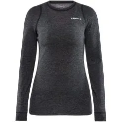 CRAFT CORE WOOL MERINO LS TEE W BLACK 23