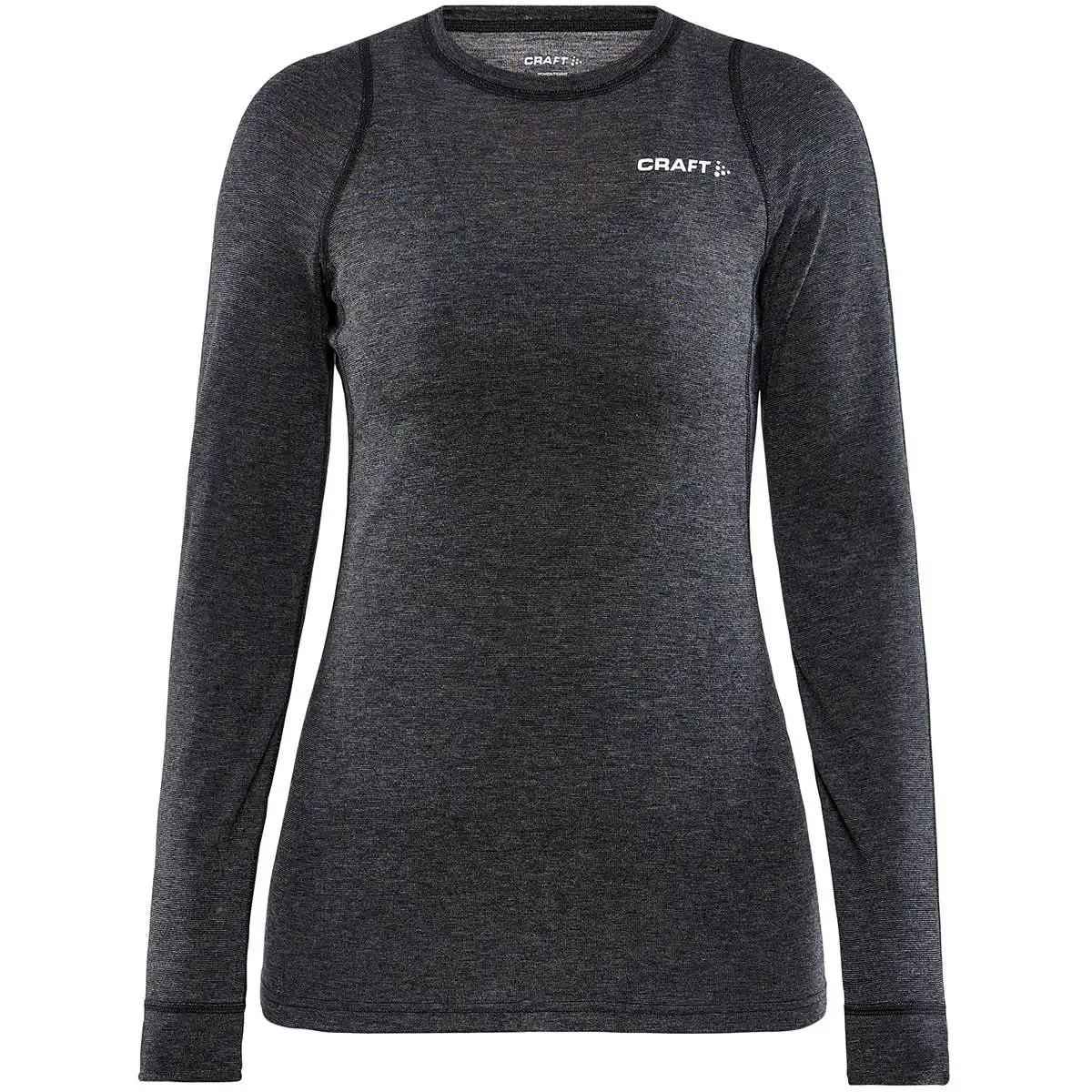 CRAFT CORE WOOL MERINO LS TEE W BLACK 23