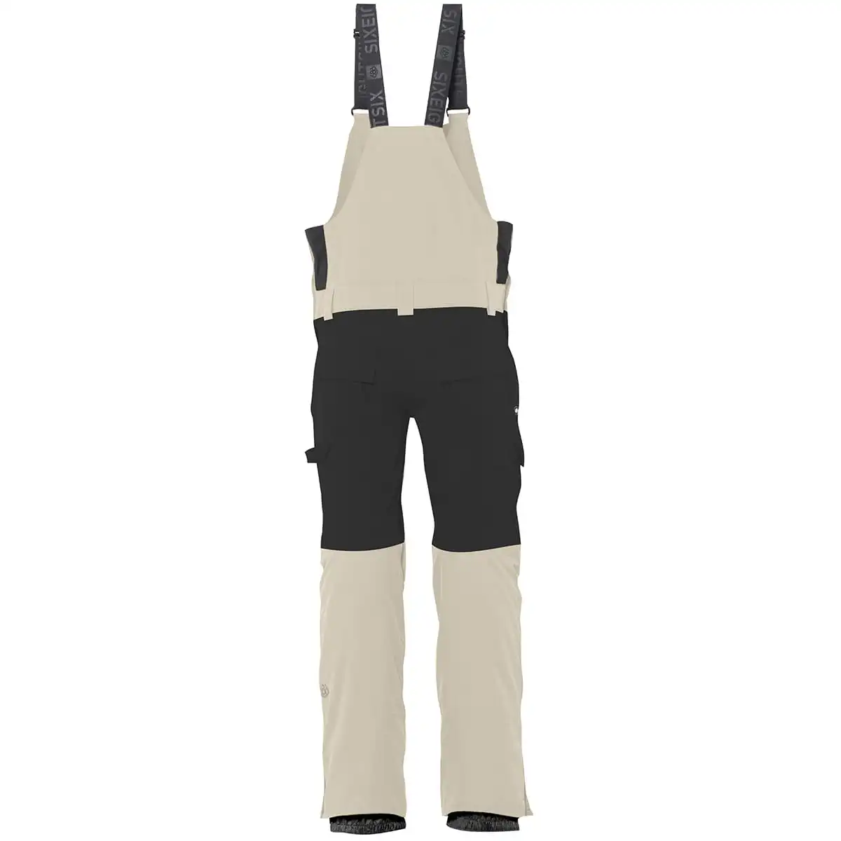 686 M HOT LAP INSULATED BIB PUTTY CLRBLK 22 â Image 2