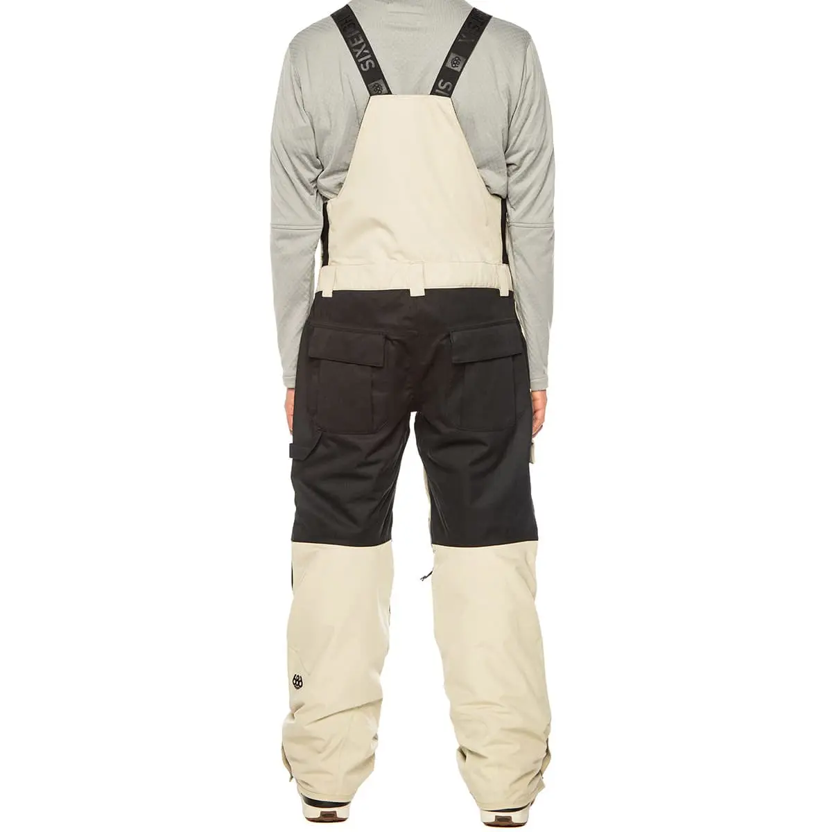 686 M HOT LAP INSULATED BIB PUTTY CLRBLK 22 â Image 9