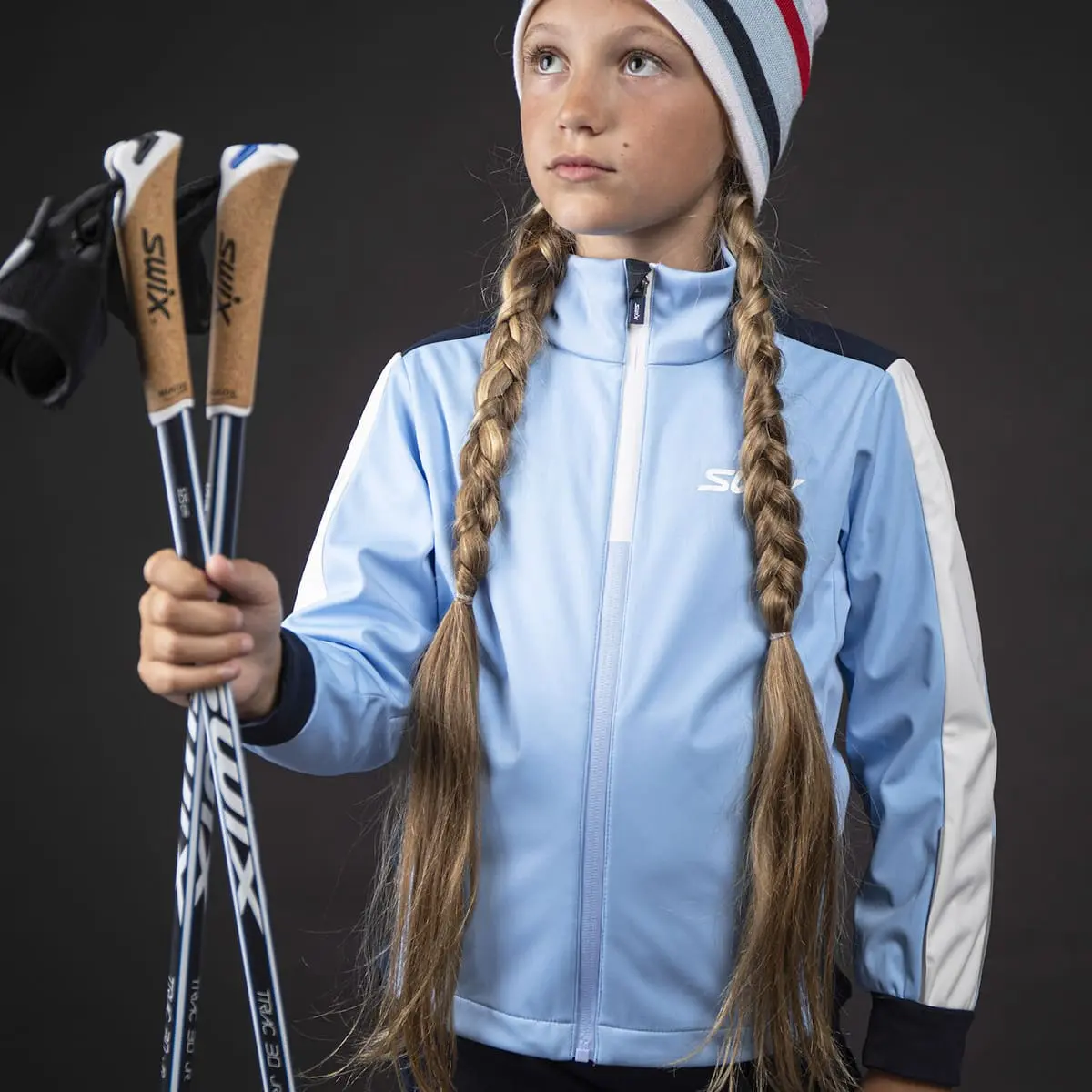 SWIX JR CROSS JKT BLUEBELL 22 â Image 3