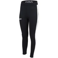 SWIX W FOCUS WARM TIGHTS BLACK/WHITE 23